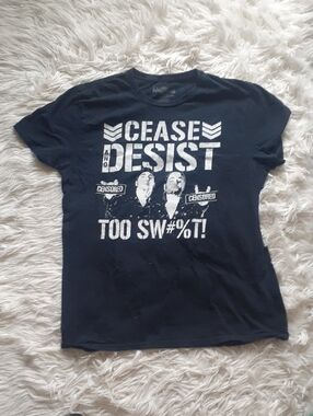 Pro Wrestling Tees The Young Bucks Cease & Desist Black T-Shirt Size Large